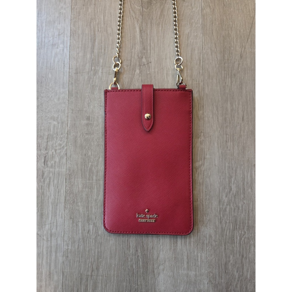 Kate‎ Spade New York Saffiano Leather Crossbody Bag Red